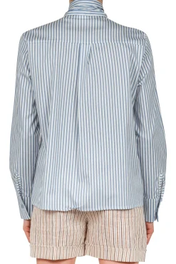 - Camicia - 451489 - Bianco/Blu^La Femme Blanche Fashion