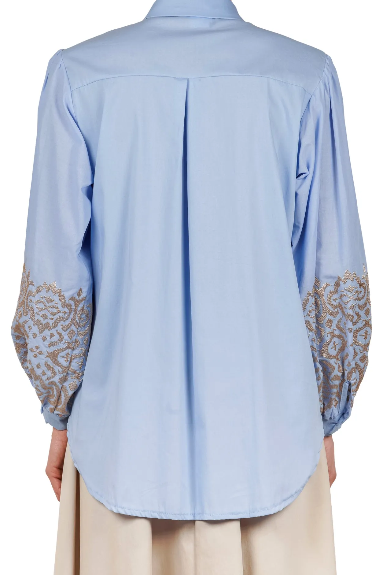 - Camicia - 451486 - Azzurro/Oro^La Femme Blanche Sale