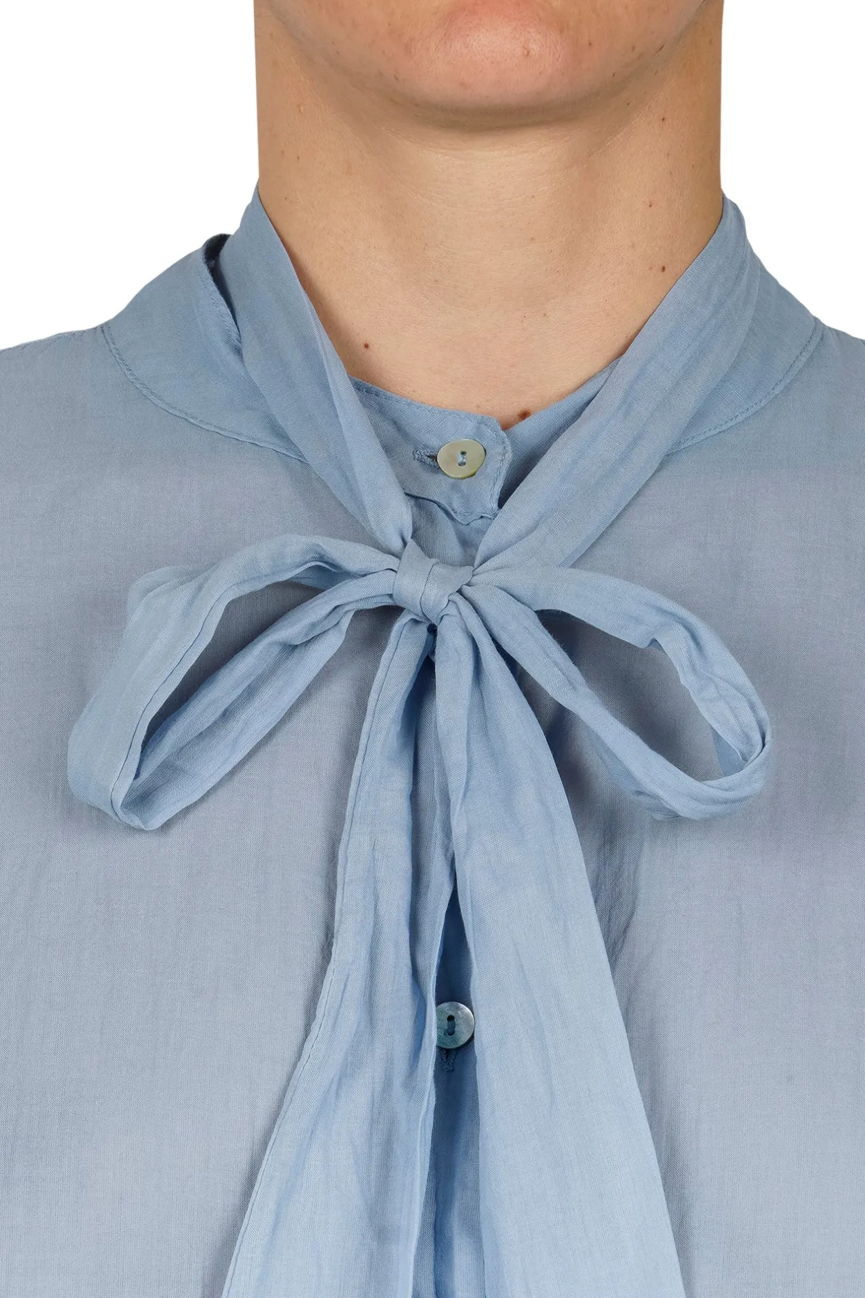 - Camicia - 451514 - Azzurro^La Femme Blanche Online