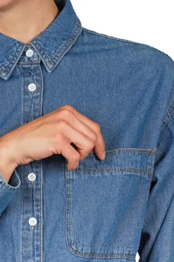 - Camicia - 451530 - Denim chiaro^La Femme Blanche Discount
