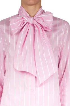 - Camicia - 451489 - Bianco/Rosa^La Femme Blanche Outlet