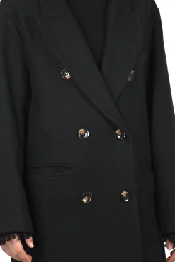 - Cappotto - 442128 - Nero^La Femme Blanche New