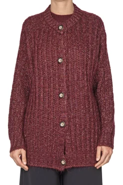 - Cardigan - 441809 - Bordeaux^La Femme Blanche Discount