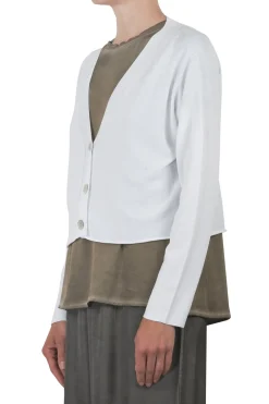 - Cardigan - 451546 - Bianco^La Femme Blanche Sale