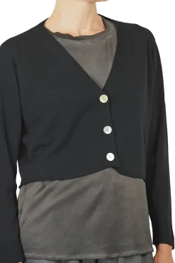 - Cardigan - 451546 - Nero^La Femme Blanche Discount