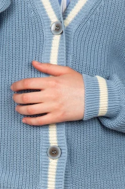 - Cardigan - 451434 - Azzurro^La Femme Blanche Sale