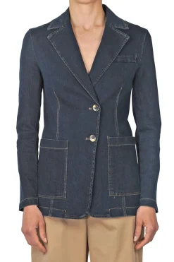 - Giacca - 451445 - Denim scuro^La Femme Blanche Outlet