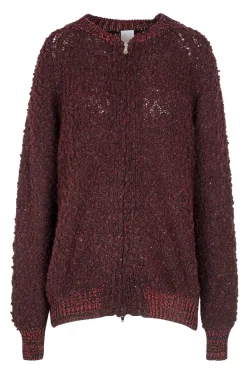 - Giubbotto - 441832 - Bordeaux^La Femme Blanche Outlet