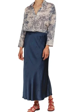 - Gonna - 451512 - Blu^La Femme Blanche Clearance