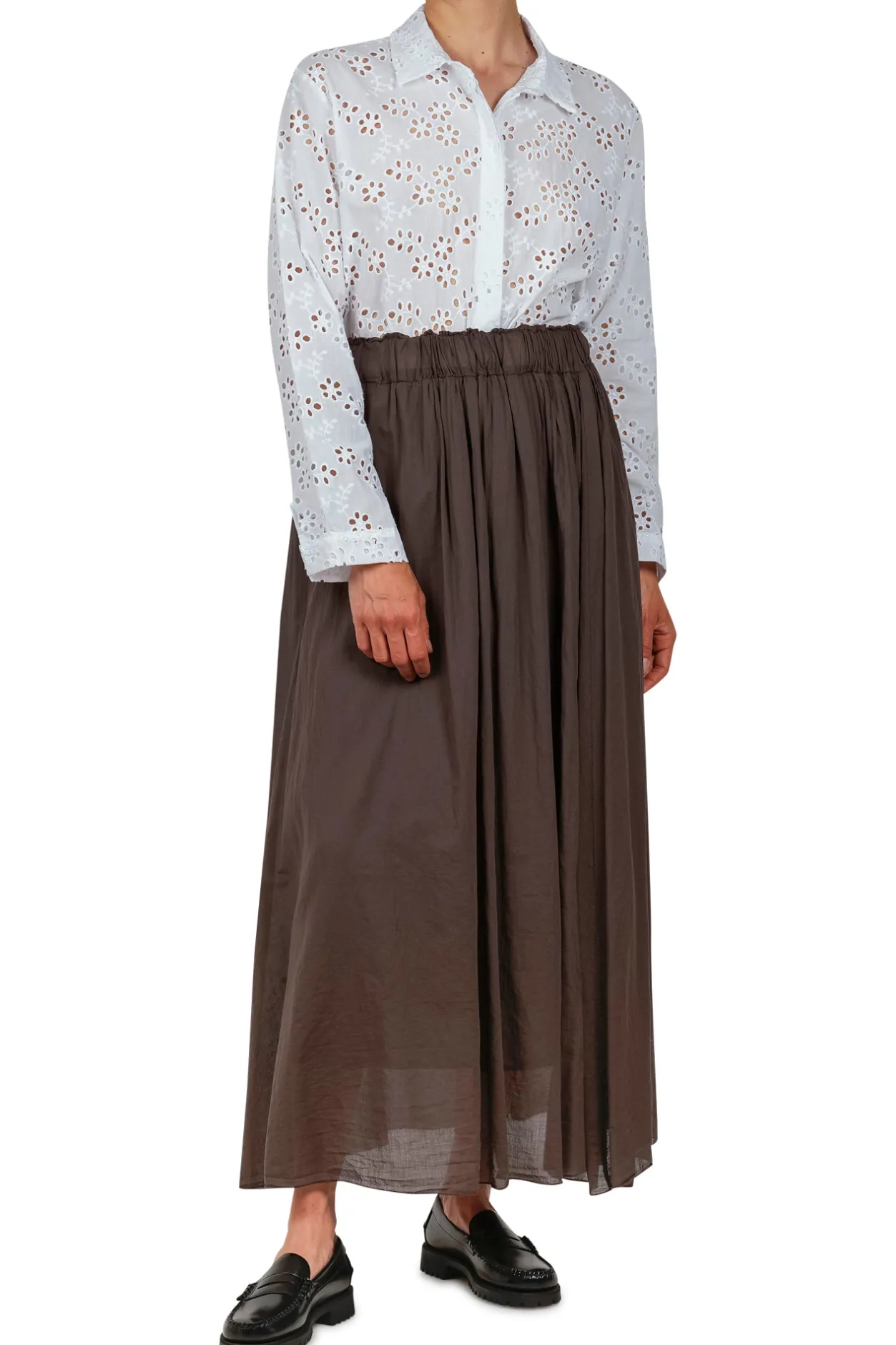 - Gonna - 451517 - Moka^La Femme Blanche Outlet