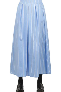 - Gonna - 451499 - Bianco/Azzurro^La Femme Blanche Discount
