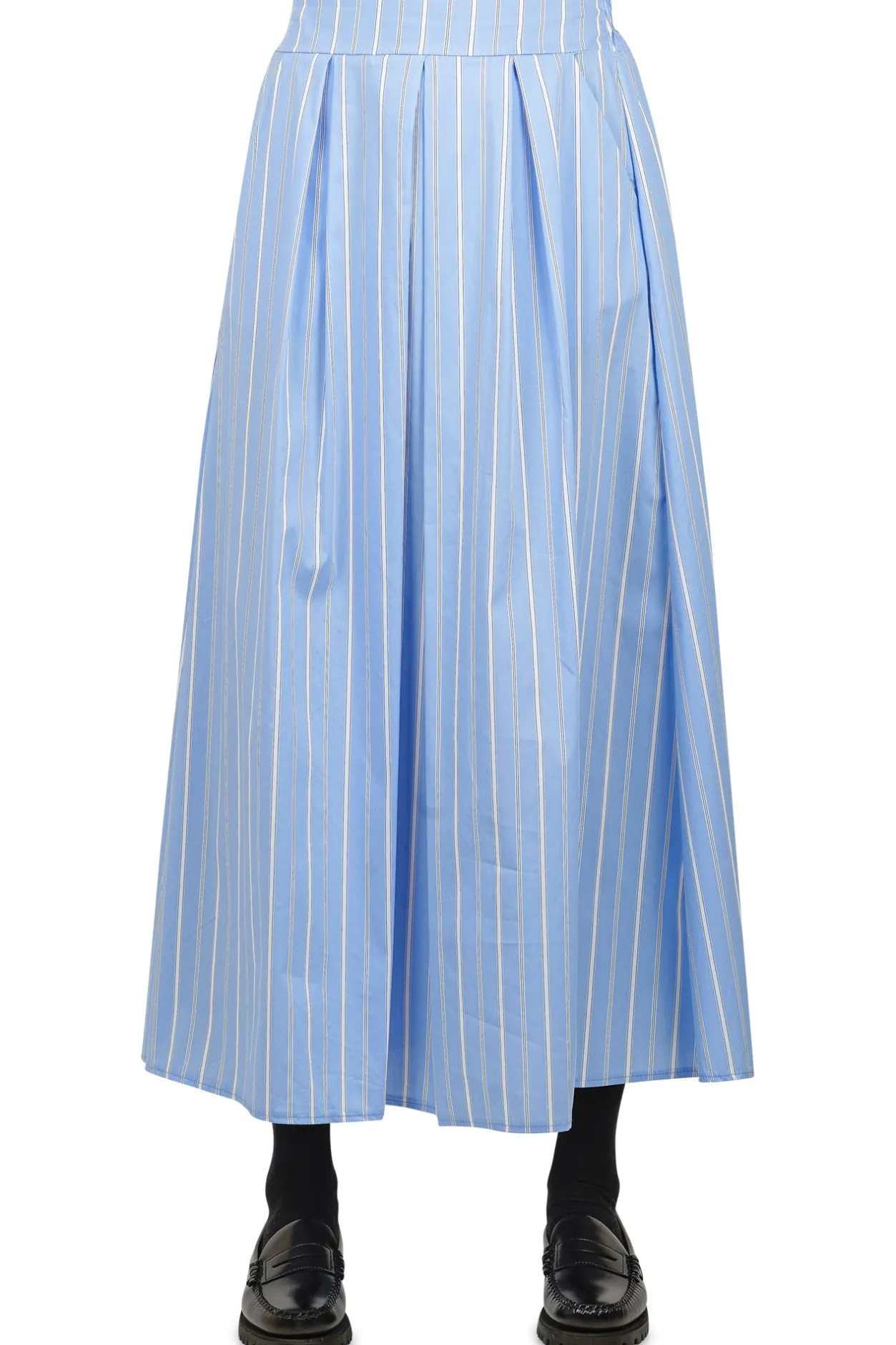 - Gonna - 451499 - Bianco/Azzurro^La Femme Blanche Discount
