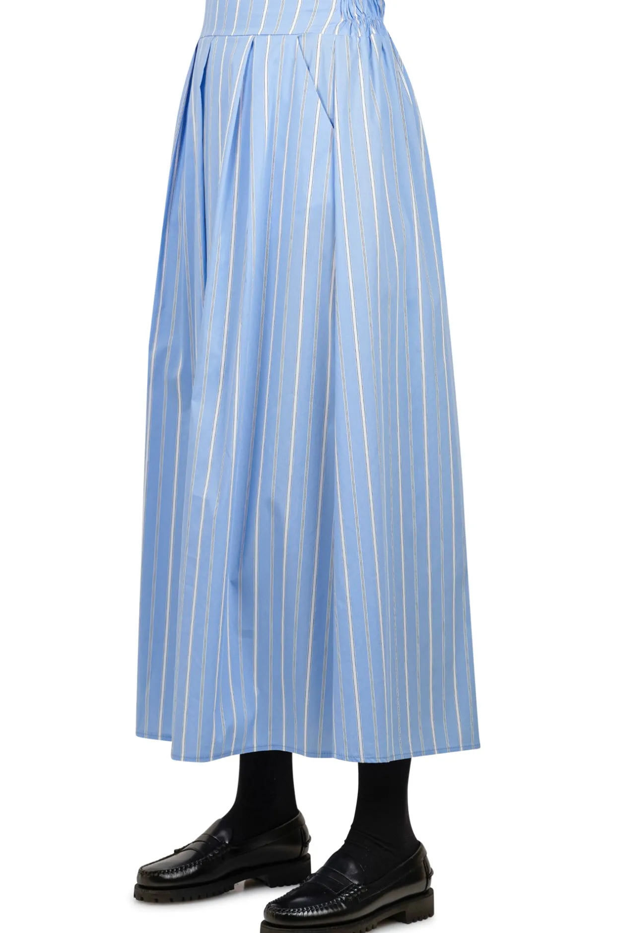 - Gonna - 451499 - Bianco/Azzurro^La Femme Blanche Discount