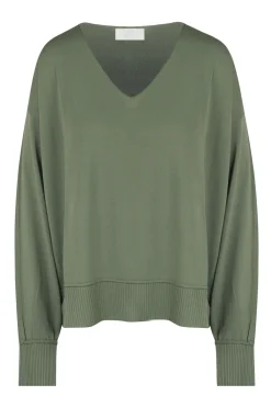 - Maglia - 451545 - Militare^La Femme Blanche Discount