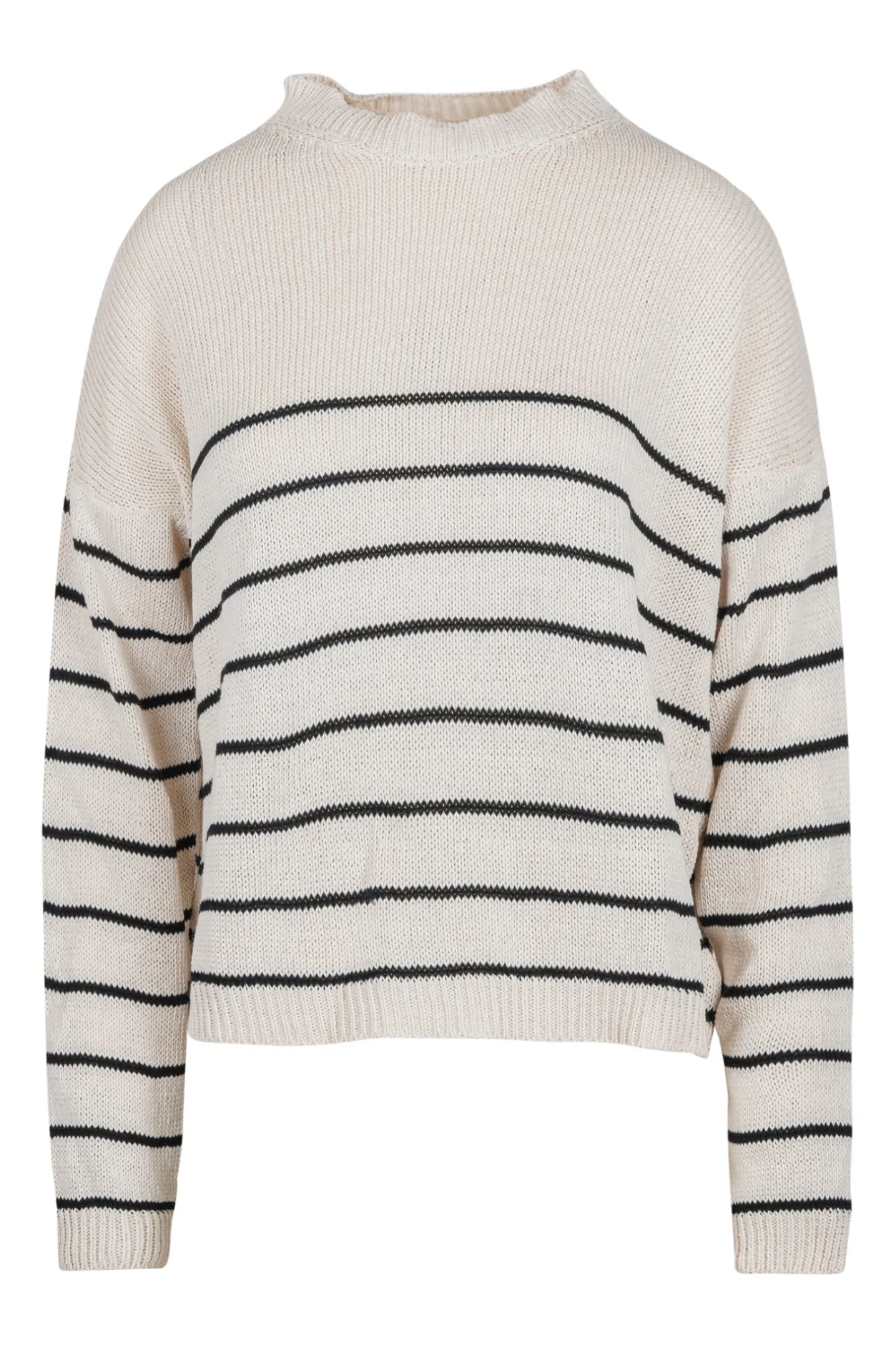 - Maglia - 451522 - Gesso/Nero^La Femme Blanche Best