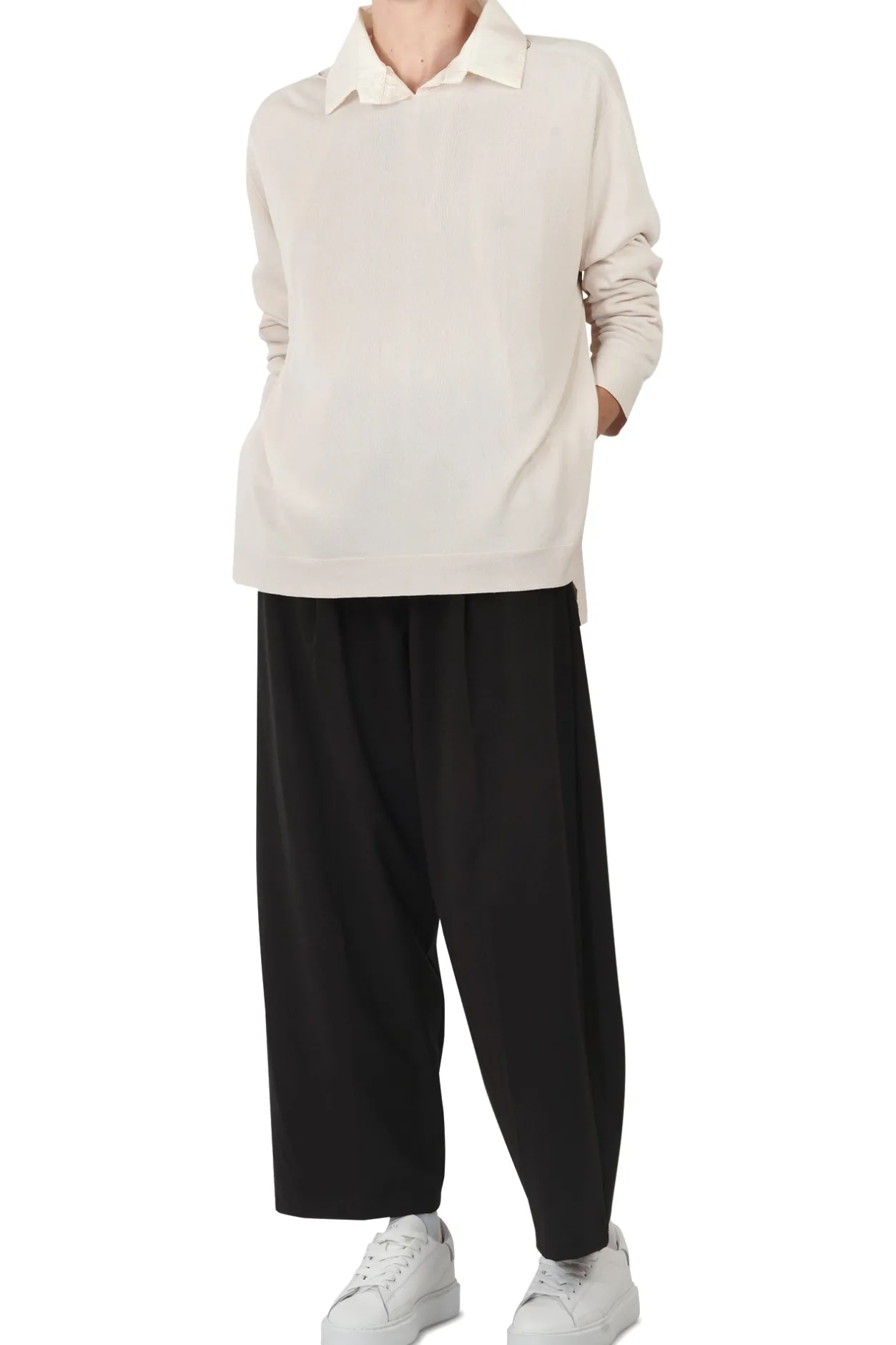 - Maglia - 451542 - Avorio^La Femme Blanche Discount