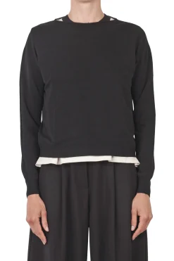 - Maglia - 451544 - Nero^La Femme Blanche Best