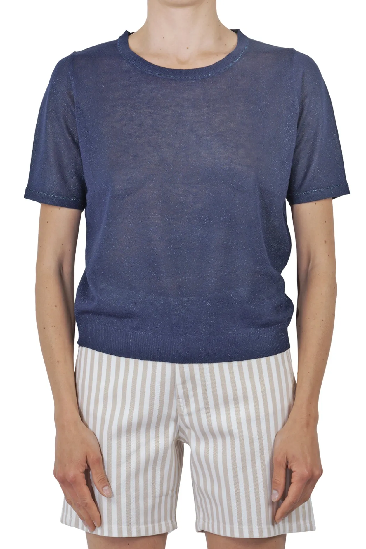 - Maglia - 451548 - Blu scuro^La Femme Blanche New