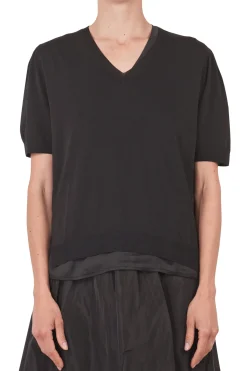 - Maglia - 451547 - Nero^La Femme Blanche Hot