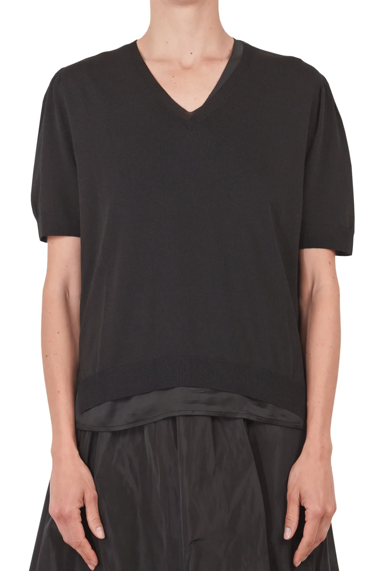 - Maglia - 451547 - Nero^La Femme Blanche Hot