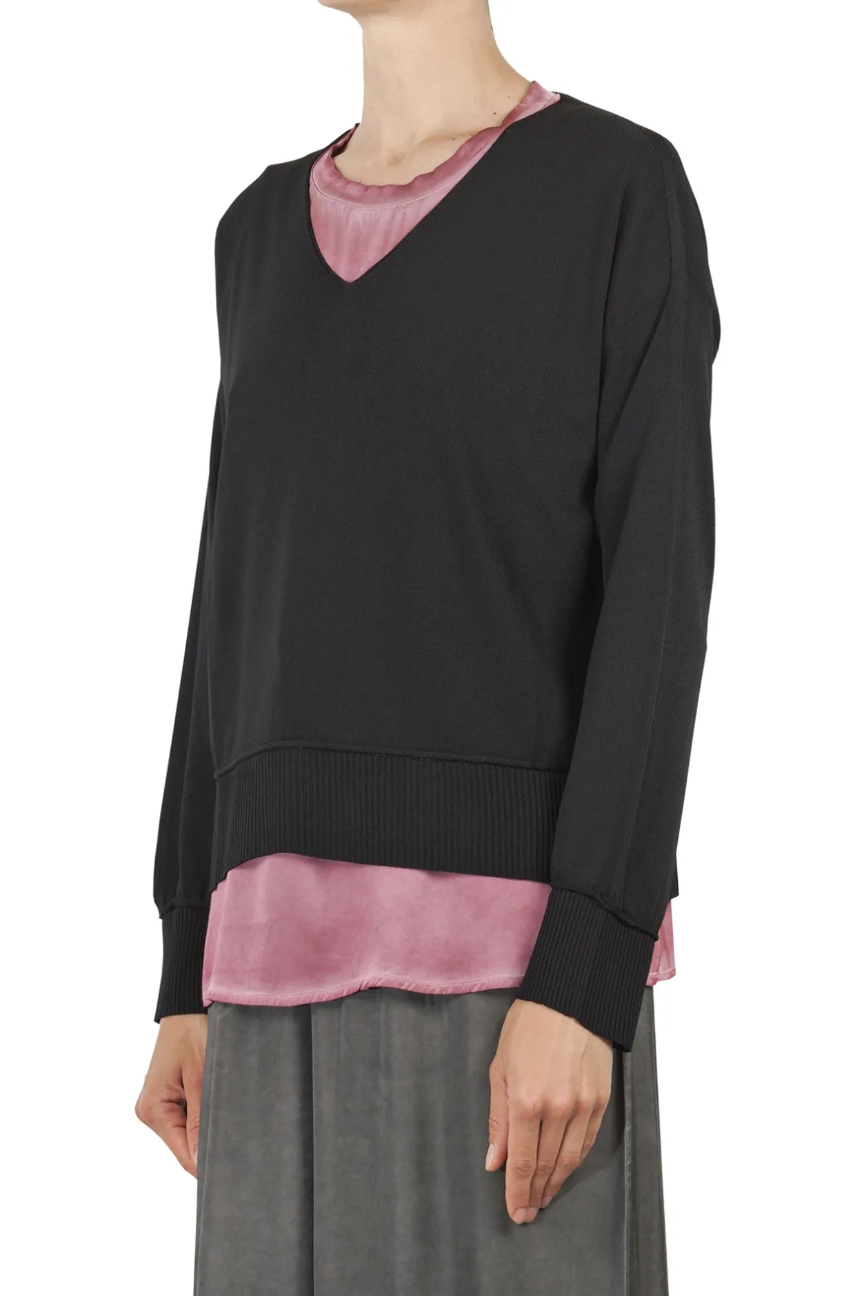 - Maglia - 451545 - Nero^La Femme Blanche Hot