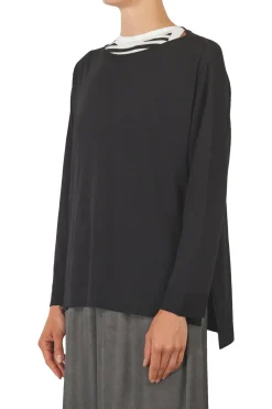 - Maglia - 451542 - Nero^La Femme Blanche Discount
