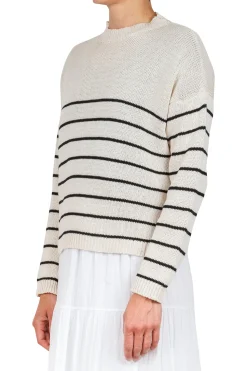 - Maglia - 451522 - Gesso/Nero^La Femme Blanche Best
