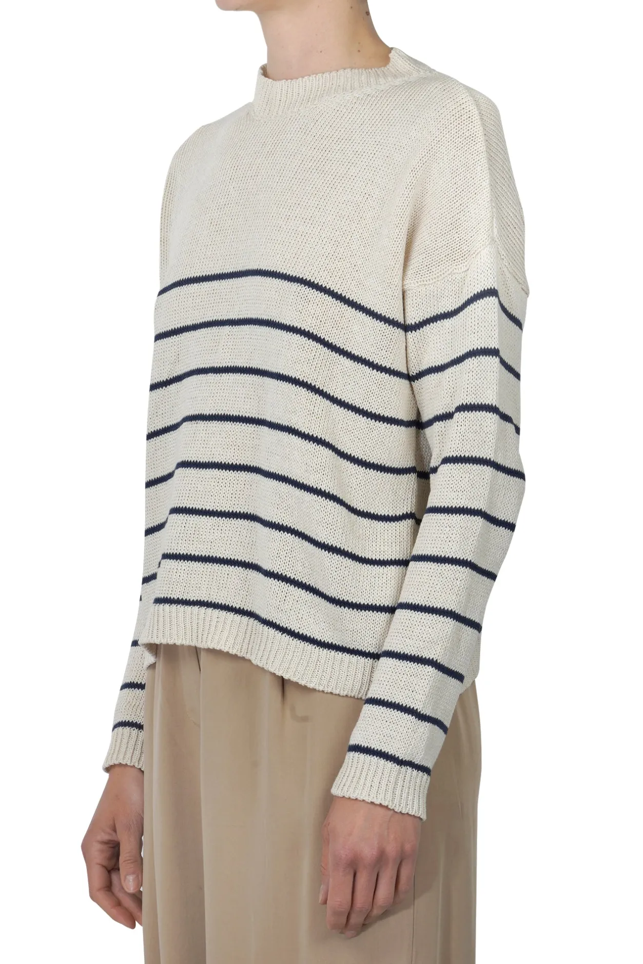 - Maglia - 451522 - Gesso/Blu^La Femme Blanche Clearance