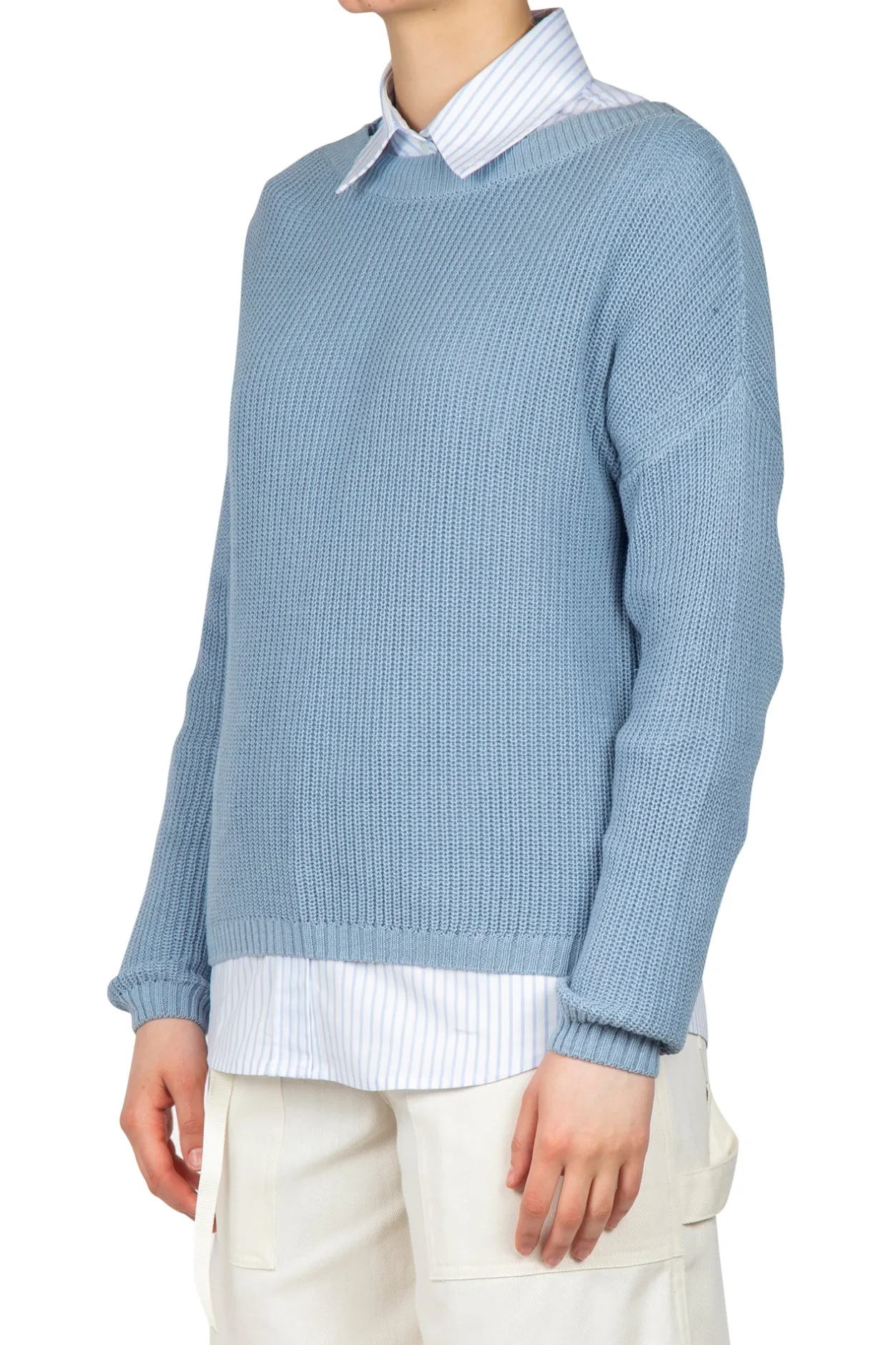 - Maglia - 451433 - Azzurro^La Femme Blanche Hot