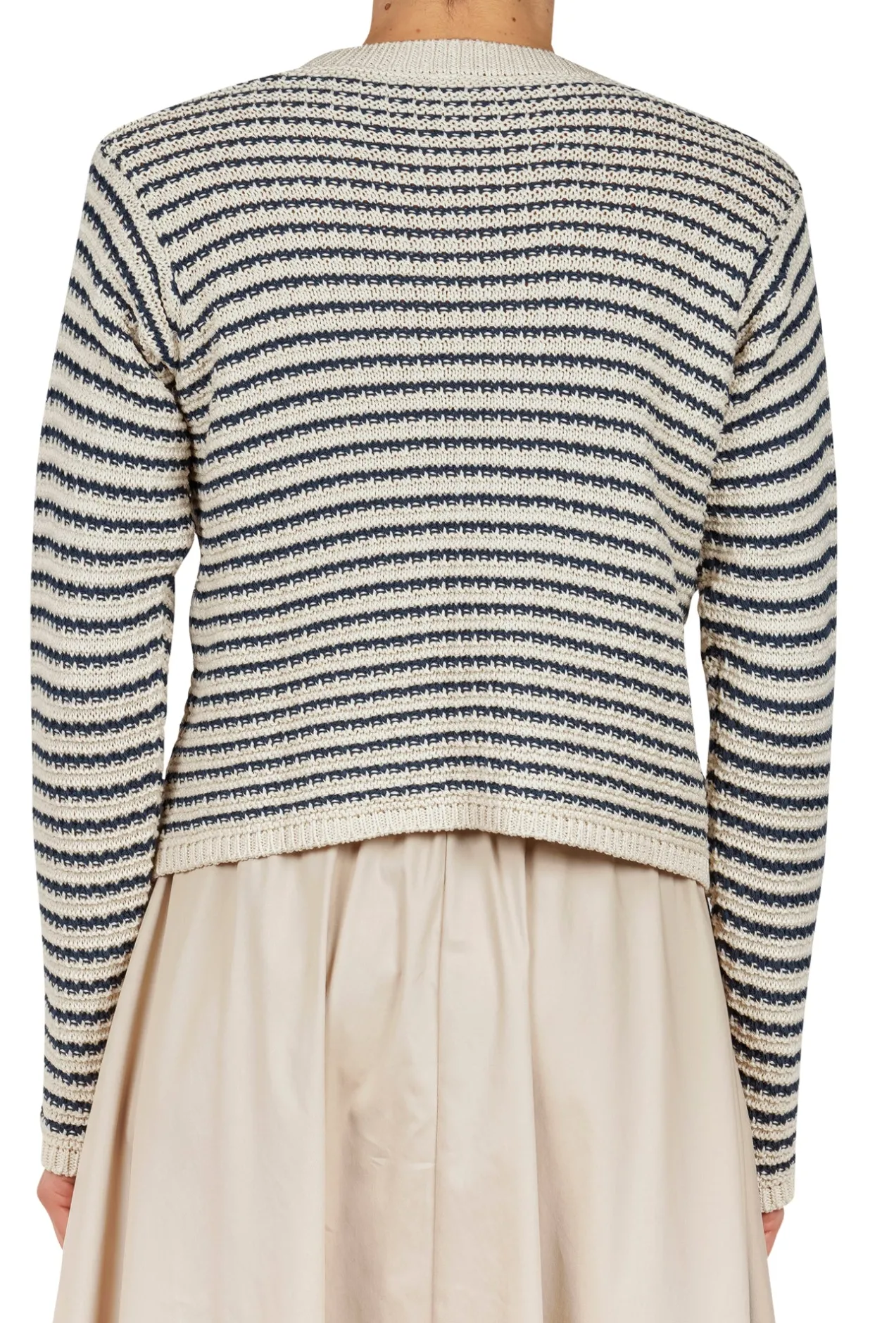 - Maglia - 451521 - Gesso/Blu^La Femme Blanche Outlet