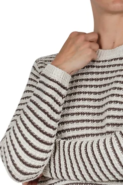 - Maglia - 451521 - Gesso/Moro^La Femme Blanche Sale