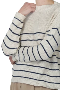 - Maglia - 451522 - Gesso/Blu^La Femme Blanche Clearance