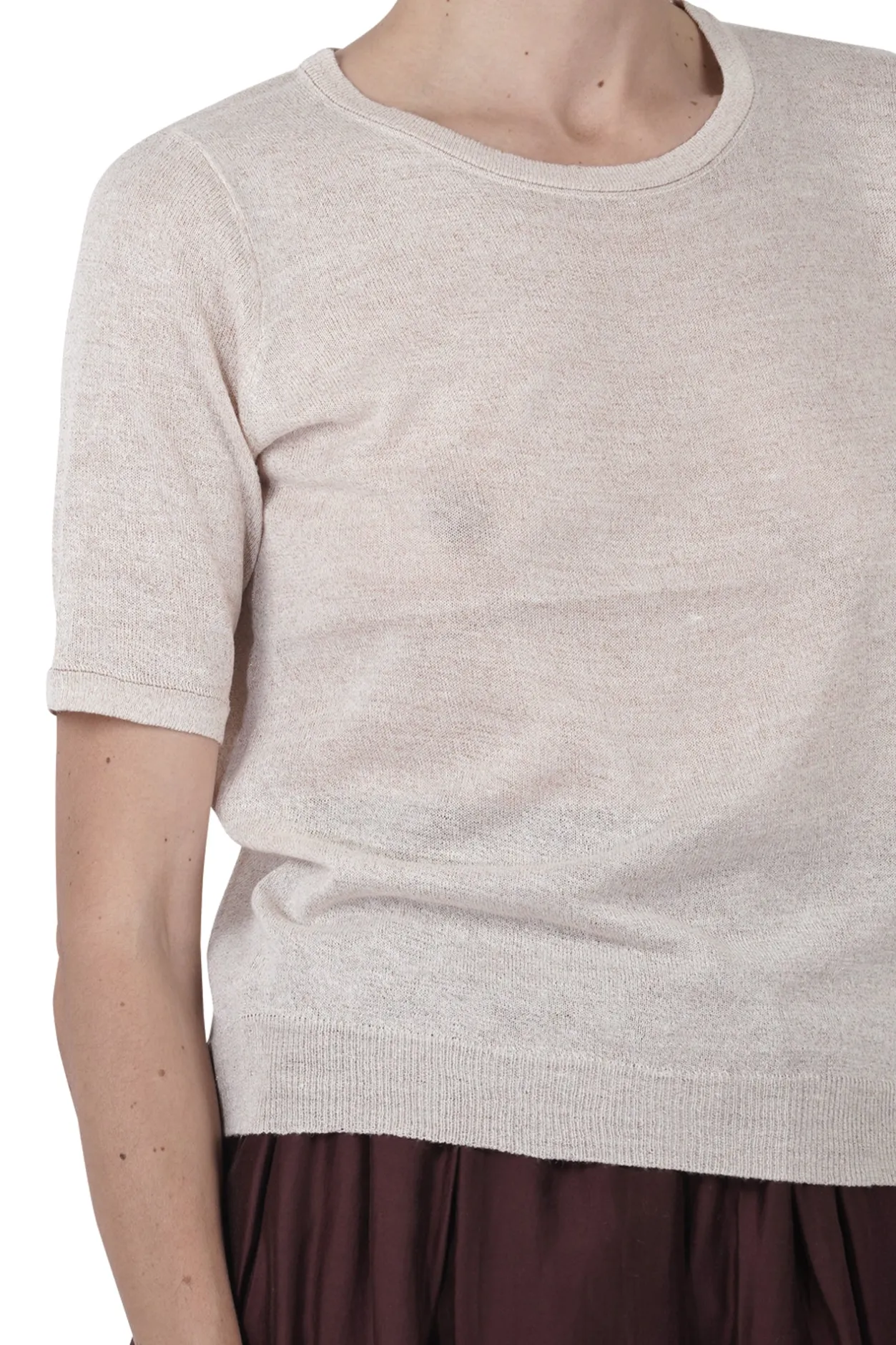 - Maglia - 451548 - Beige^La Femme Blanche New