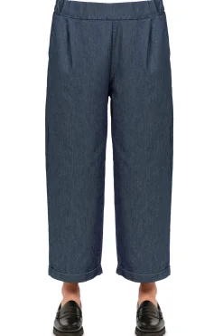 - Pantalone - 451483 - Denim scuro^La Femme Blanche Outlet