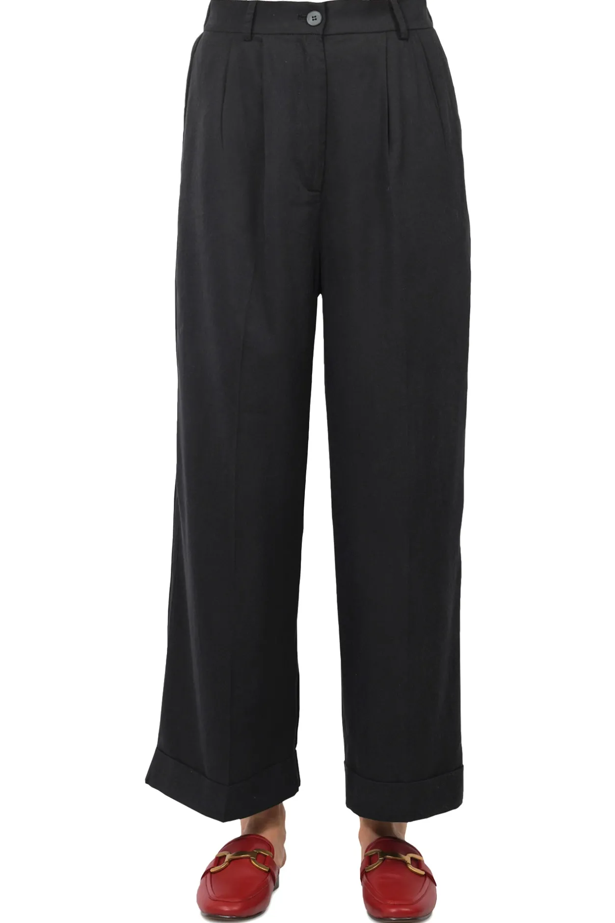 - Pantalone - 451440 - Nero^La Femme Blanche Clearance