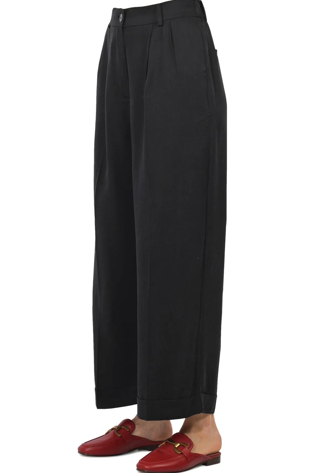 - Pantalone - 451440 - Nero^La Femme Blanche Clearance