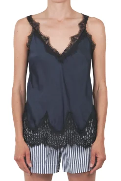 - Top - 451603 - Blu^La Femme Blanche Outlet