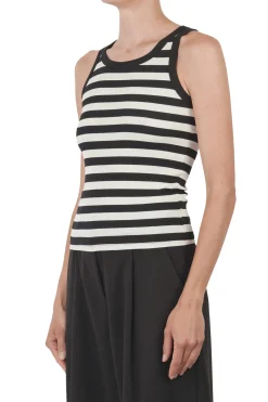 - Top - 451541 - Nero/Panna^La Femme Blanche Discount