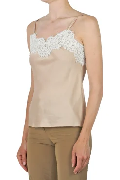 - Top - 451461 - Beige^La Femme Blanche Best