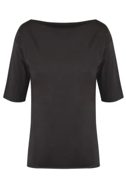 - T-shirt - 451529 - Nero^La Femme Blanche Outlet
