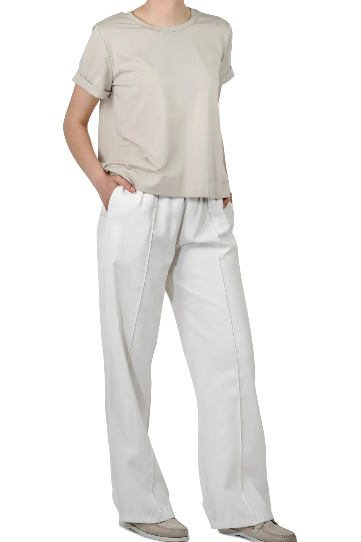 - T-shirt - 451526 - Beige^La Femme Blanche Outlet