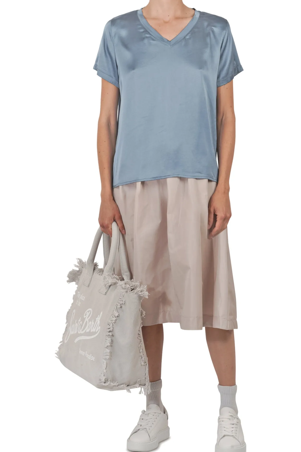 - T-shirt - 451604 - Azzurro^La Femme Blanche New