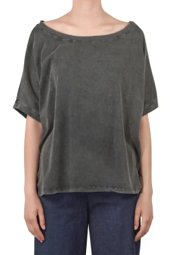- T-shirt - 451527 - Nero^La Femme Blanche Sale