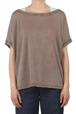 - T-shirt - 451527 - Marrone^La Femme Blanche Sale