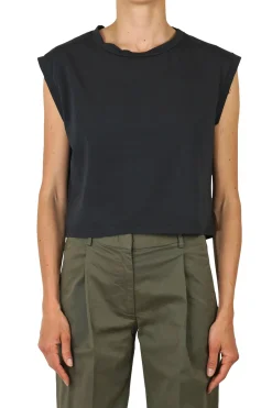 - T-shirt - 451454 - Nero^La Femme Blanche Discount