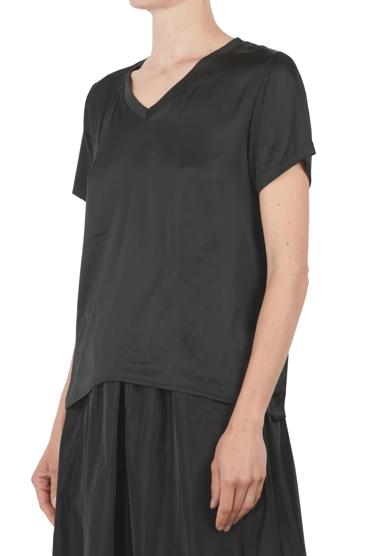 - T-shirt - 451604 - Nero^La Femme Blanche Outlet