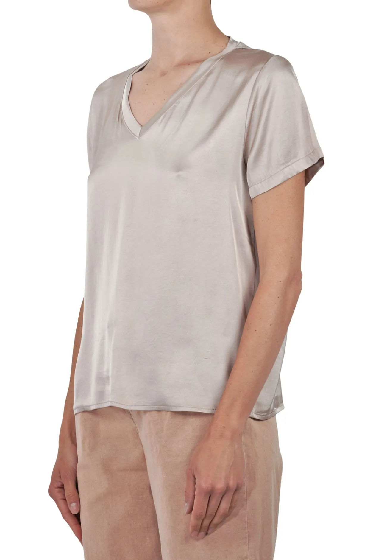 - T-shirt - 451604 - Beige^La Femme Blanche Online