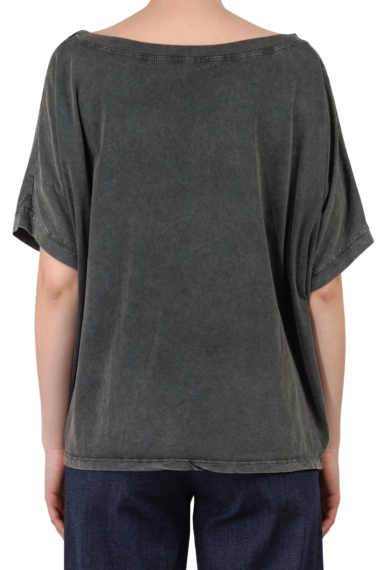 - T-shirt - 451527 - Nero^La Femme Blanche Sale