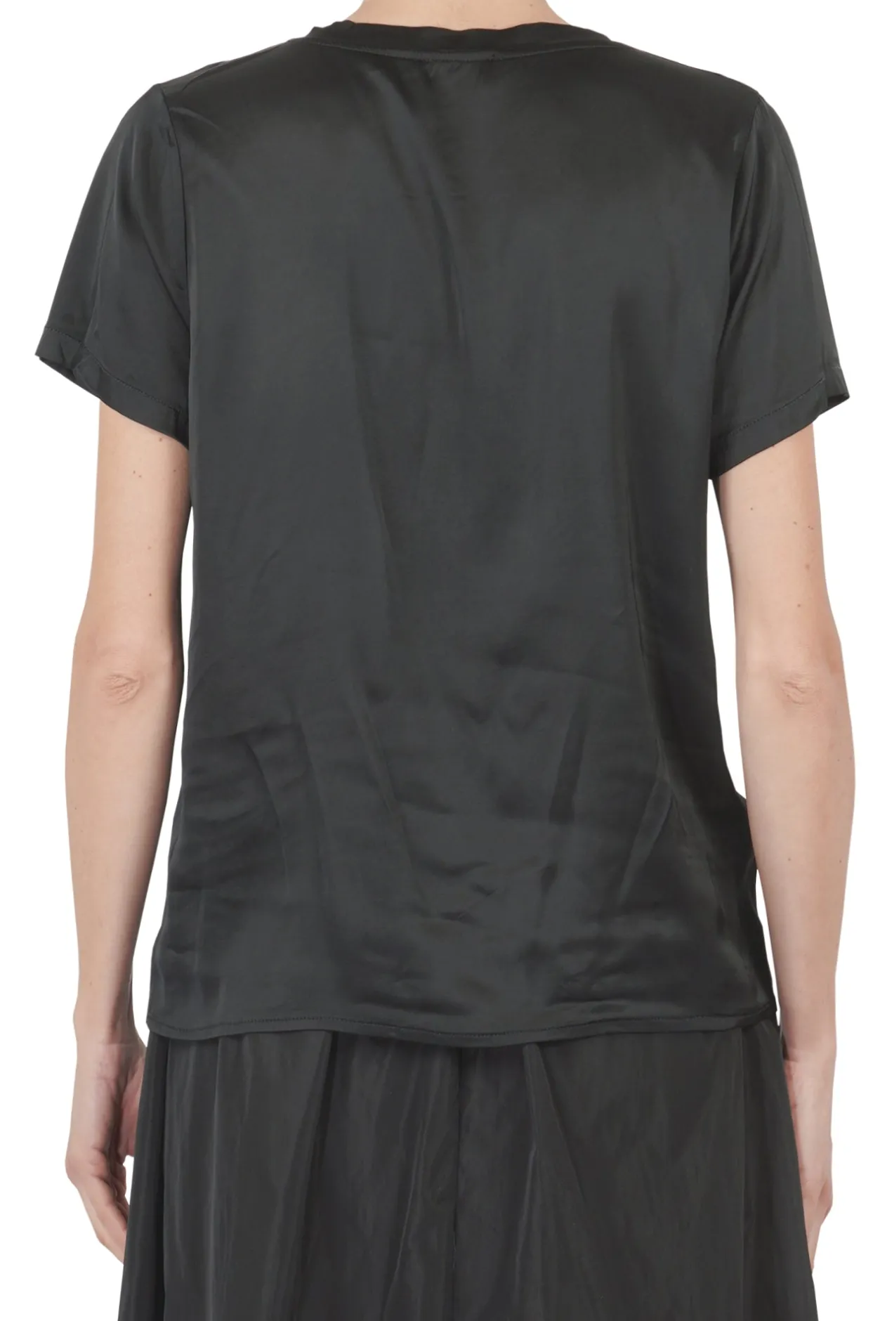 - T-shirt - 451604 - Nero^La Femme Blanche Outlet
