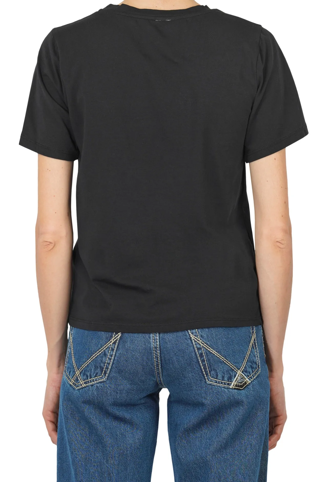 - T-shirt - 451455 - Nero^La Femme Blanche Sale